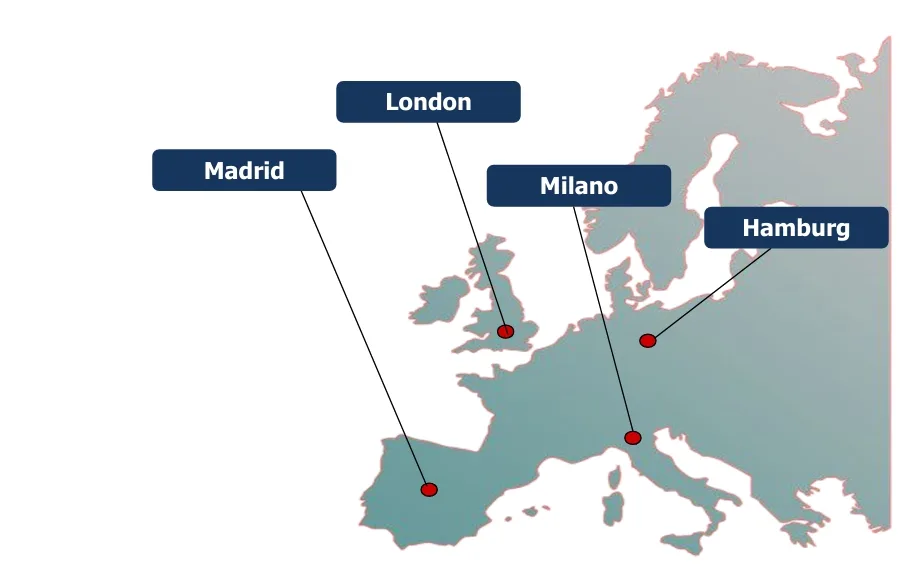 JEV Talent clientes por el mundo